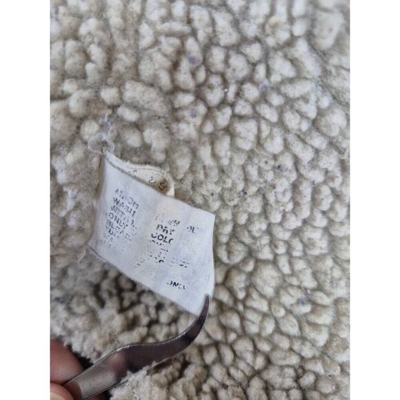 Gap Y2K VTG Brown Corduroy Fleece Lined Truckers Jacket Men Sz XL Distressed - Picture 7 of 7